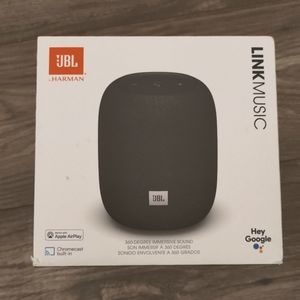 JBL Harman Link Music Compact Home Smart Speaker with WiFi & Bluetooth streaming